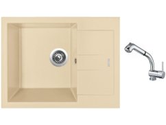 Set Sinks AMANDA 650 Sahara + baterie Sinks MIX 3 S Chrom Set Sinks AMANDA 650 Sahara + baterie Sinks MIX 3 S Chrom