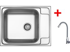 Sinks GRAND 630 + ELASTA nerez/šedá