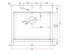 Granitový dřez Elleci Time 105 G43