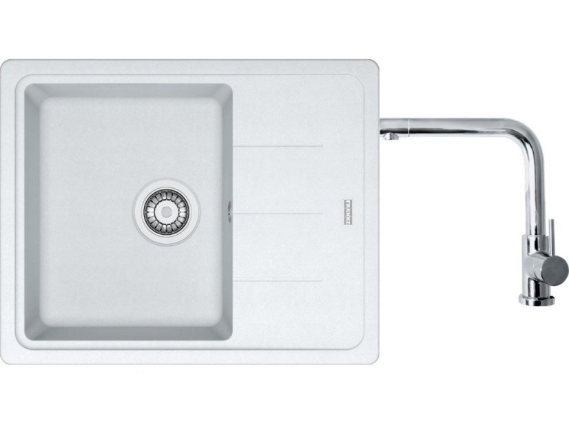 Set Franke BFG 611-62 Bílá-led + Franke FN 0143 Chrom