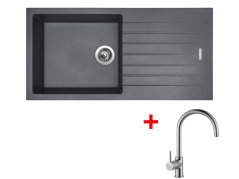 Set Sinks Perfecto 1000 Titanium + Vitalia Set Sinks Perfecto 1000 Titanium + Vitalia