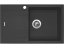 Granitový dřez Sinks Linea 780 N Granblack pravý
