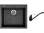 Set Sinks CUBE 560 Metalblack + baterie Sinks PRONTO Metalblack