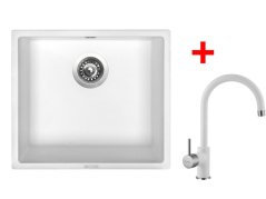 Set Sinks Frame 457 Milk + Vitalia GR Set Sinks Frame 457 Milk + Vitalia GR