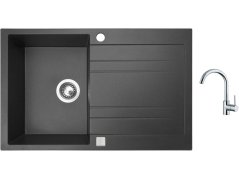 Set Sinks GRANDE 800 Granblack + batéria Sinks MIX 35 chróm