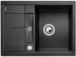 Granitový dřez Blanco METRA 45 S Compact černá s excentrem Granitový dřez Blanco METRA 45 S Compact černá s excentrem