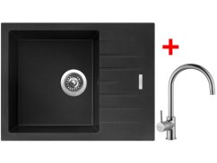 Sinks PERFECTO 650 Metalblack + Vitalia Sinks PERFECTO 650 Metalblack + Vitalia