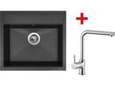 Set Sinks Solo 560 Granblack + Elka lesklá