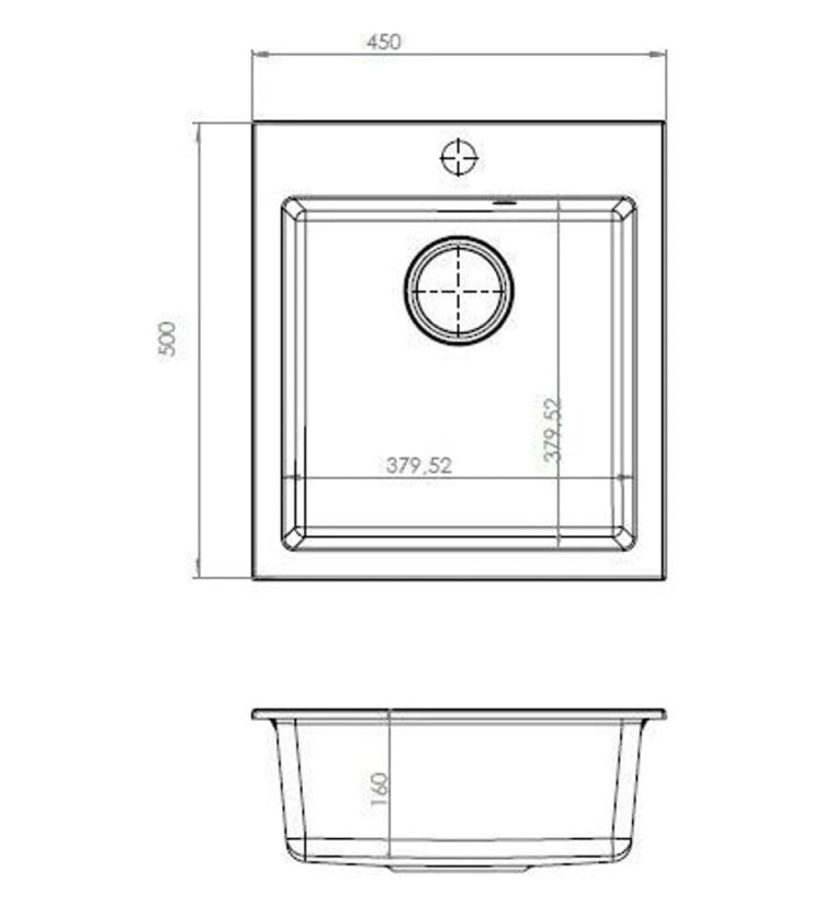 Granitový drez Alveus Cortina 20 G 91 - obrázek 2