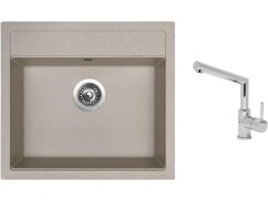 Set Sinks SOLO 560 Avena + baterie Sinks MIX 350 P chrom Set Sinks SOLO 560 Avena + baterie Sinks MIX 350 P chrom