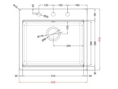 Granitový drez Elleci Time 105 G43 Granitový drez Elleci Time 105 G43