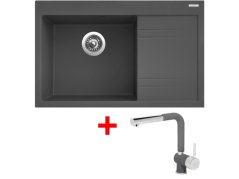 Set Sinks RIM 780 L Titanium + Mix 3 P GR Set Sinks RIM 780 L Titanium + Mix 3 P GR