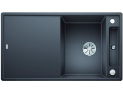 Granitový dřez Blanco AXIA III 5 S InFino šedá skála dřez vpravo s excentrem přísluš. dřev