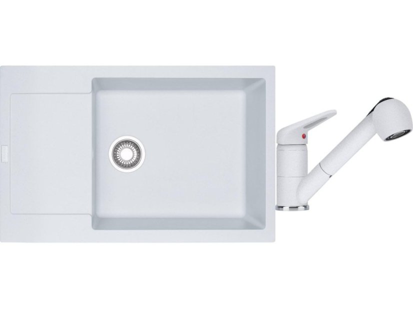 Set Franke MRG 611-78 BB Bílá-led + Franke FC 9547 Bílá-led