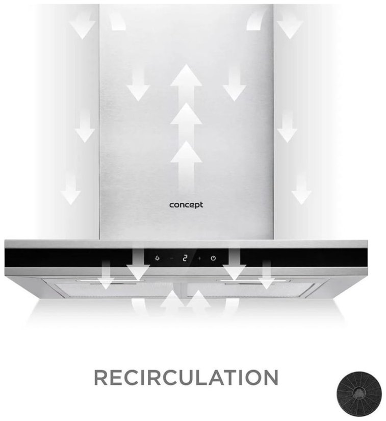 Concept OPK4660N Sinfonia komínová digestoř 60 cm