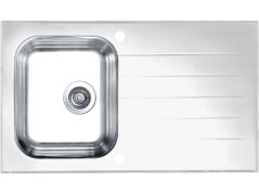 Dřez se sklem Alveus Glassix 10 Bílý