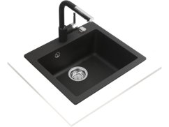 Granitový drez Teka CLIVO 50 S-TQ 1B Čierna metalická - 2 Granitový drez Teka CLIVO 50 S-TQ 1B Čierna metalická - 2