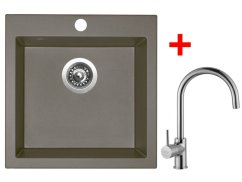 Sinks VIVA 455 Truffle + Vitalia Sinks VIVA 455 Truffle + Vitalia