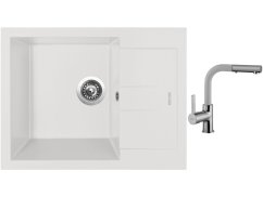 Set Sinks AMANDA 650 Milk + baterie Sinks ENIGMA S Milk