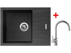 Sinks PERFECTO 650 Pureblack + Vitalia Sinks PERFECTO 650 Pureblack + Vitalia