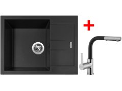 Sinks AMANDA 650 Pureblack+ENIGMA S GR Sinks AMANDA 650 Pureblack+ENIGMA S GR