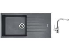 Set Sinks PERFECTO 1000 Titanium + batéria Sinks ENIGMA S chróm Set Sinks PERFECTO 1000 Titanium + batéria Sinks ENIGMA S chróm