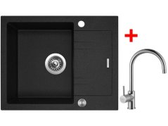 Set Sinks Linea 600 XC Granblack + Vitalia Set Sinks Linea 600 XC Granblack + Vitalia