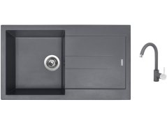 Set Sinks AMANDA 860 Titanium + batéria Sinks MIX 35 Titanium Set Sinks AMANDA 860 Titanium + batéria Sinks MIX 35 Titanium
