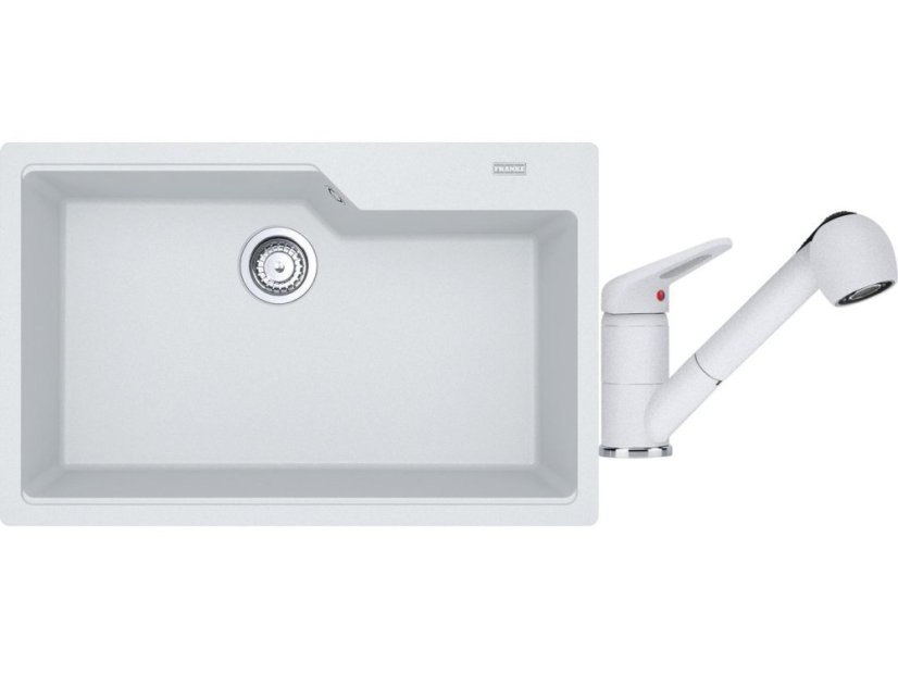 Set Franke UBG 610-78 Bílá-led + Franke FC 9547 Bílá-led