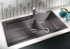 Granitový drez Blanco METRA 6 S sivá vulkan