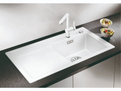 Granitový drez Blanco ZENAR 45 S Biela soft, ľavý