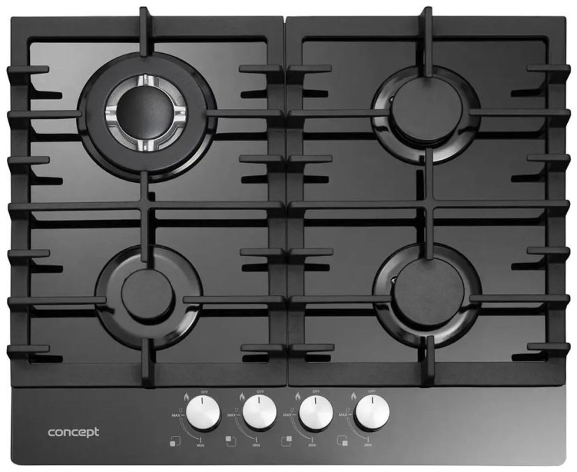 Plynová varná deska Concept PDV7260bc BLACK - 1
