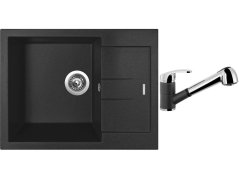 Set Sinks AMANDA 650 Metalblack + baterie Sinks LEGENDA S Metalblack Set Sinks AMANDA 650 Metalblack + baterie Sinks LEGENDA S Metalblack