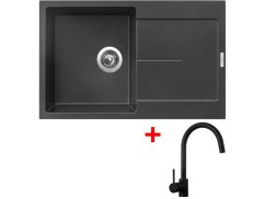 Sinks ULTIMA 790 Metalblack + Vitalia čierná matná Sinks ULTIMA 790 Metalblack + Vitalia čierná matná