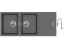 Set Sinks PERFECTO 1160 DUO Titanium + baterie Sinks MIX 35 PROF S chro