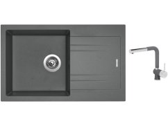 Set Sinks LINEA 780 N Titanium + batéria Sinks MIX 3 P Titanium Set Sinks LINEA 780 N Titanium + batéria Sinks MIX 3 P Titanium