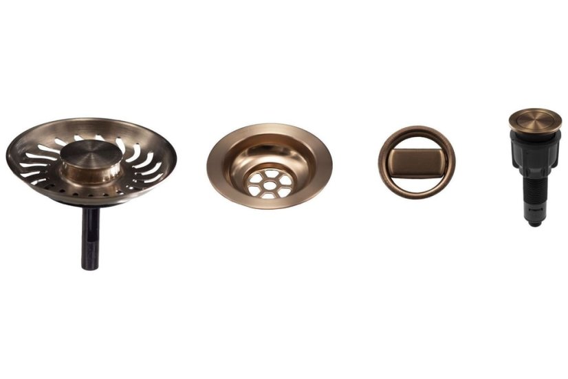 Sinks komponenty pro granitový dřez s ovladačem - měď modern Sinks komponenty pro granitový dřez s ovladačem - měď modern