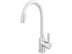 Dřezová baterie Novaservis Ferro Bílá/chrom 70710.0B Dřezová baterie Novaservis Ferro Bílá/chrom 70710.0B