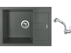 Set Sinks AMANDA 650 Titanium + batéria Sinks MIX 3 S Chróm Set Sinks AMANDA 650 Titanium + batéria Sinks MIX 3 S Chróm