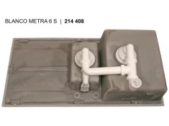 Granitový dřez Blanco METRA 6 S Šedá skála