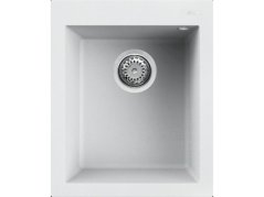 Granitový drez Elleci Quadra 100 White K96 Granitový drez Elleci Quadra 100 White K96