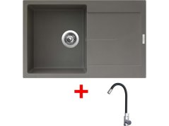 Sinks ULTIMA 790 Truffle + Elasta nerez/čierná Sinks ULTIMA 790 Truffle + Elasta nerez/čierná