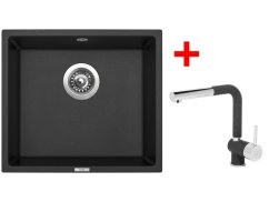 Set Sinks FRAME 457 Granblack + Mix 3 P GR Set Sinks FRAME 457 Granblack + Mix 3 P GR