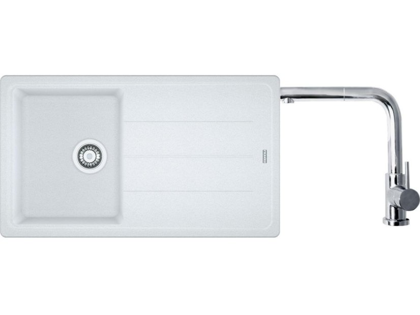 Set Franke BFG 611-86 Bílá-led + Franke FN 0147 Chrom