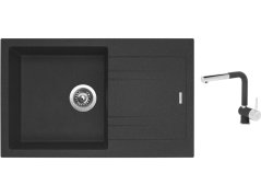 Set Sinks LINEA 780 N Granblack + batéria Sinks MIX 3 P Set Sinks LINEA 780 N Granblack + batéria Sinks MIX 3 P