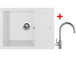 Sinks AMANDA 650 Milk + Vitalia Sinks AMANDA 650 Milk + Vitalia
