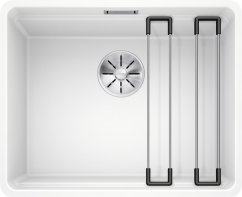 Granitový drez Blanco Etagon 500 F Biela soft