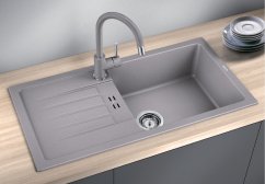 Granitový dřez Blanco FAVUM XL 6 S bílá soft Granitový dřez Blanco FAVUM XL 6 S bílá soft