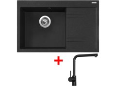 Sinks RIM 780 L Granblack + Elka čierná matná Sinks RIM 780 L Granblack + Elka čierná matná