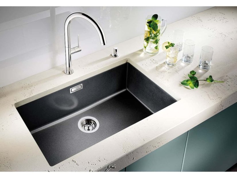 Granitový dřez Blanco SUBLINE 700 U béžová champagne s táhlem